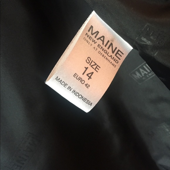 Vintage Maine New England Leather Jacket size 14 - Picture 4 of 7